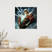 Unendliche Krise Shazam Illustration Poster (Küche)