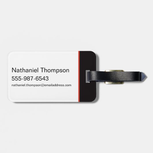 Unendliche Krise Untergangsstiftung Gepäckanhänger (Rückseite horizontal)