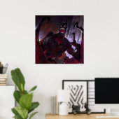 Unendliche Krise Vampire Batman Illustration Poster (Heimbüro)