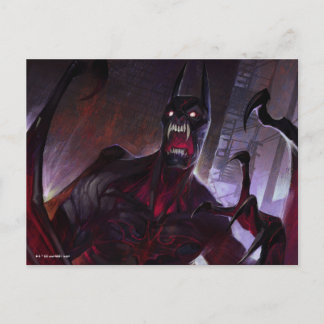 Unendliche Krise Vampire Batman Illustration Postkarte