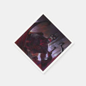 Unendliche Krise Vampire Batman Illustration Serviette (Ecke)