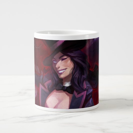 Unendliche Krise Zatanna Illustration Jumbo-Tasse (Vorderseite)