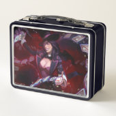 Unendliche Krise Zatanna Illustration Metall Brotdose (Rückseite)