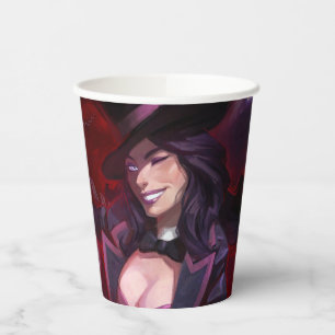 Unendliche Krise Zatanna Illustration Pappbecher