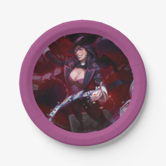 Unendliche Krise Zatanna Illustration Pappteller