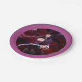 Unendliche Krise Zatanna Illustration Pappteller (Schrägansicht)