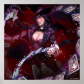 Unendliche Krise Zatanna Illustration Poster (Vorne)