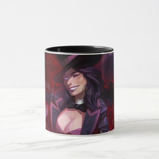 Unendliche Krise Zatanna Illustration Tasse (Zentrum)