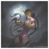 Unendliche Krisen Gaslight Catwoman Illustration Aufkleber (Vorderseite)