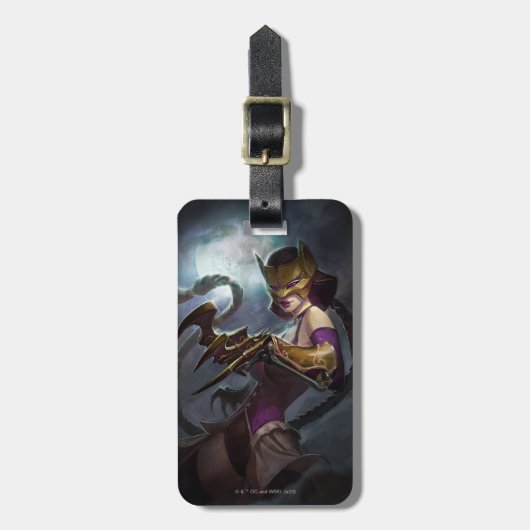 Unendliche Krisen Gaslight Catwoman Illustration Gepäckanhänger (Vorderseite vertikal)