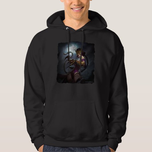 Unendliche Krisen Gaslight Catwoman Illustration Hoodie (Vorderseite)
