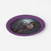 Unendliche Krisen Gaslight Catwoman Illustration Pappteller (Schrägansicht)