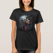 Unendliche Krisen Gaslight Catwoman Illustration T-Shirt (Vorderseite)