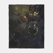 Unendliche Krisenleuchte Batman Illustration Fleecedecke (Vorderseite)