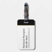 Unendliche Krisenleuchte Batman Illustration Gepäckanhänger (Rückseite vertikal)