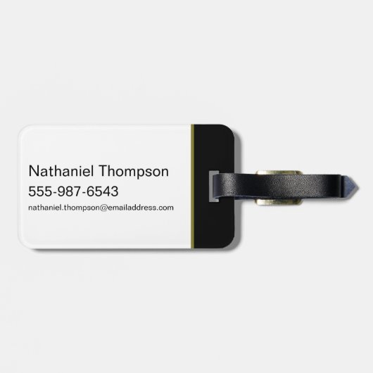 Unendliche Krisenleuchte Batman Illustration Gepäckanhänger (Rückseite horizontal)