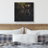 Unendliche Krisenleuchte Batman Illustration Leinwanddruck (Insitu (Schlafzimmer))