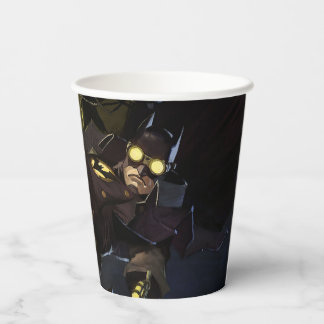 Unendliche Krisenleuchte Batman Illustration Pappbecher