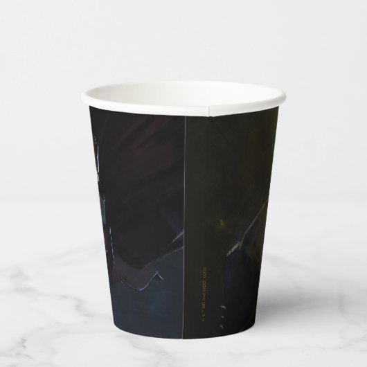 Unendliche Krisenleuchte Batman Illustration Pappbecher (Rechts)