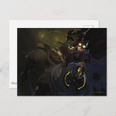 Unendliche Krisenleuchte Batman Illustration Postkarte (Vorne/Hinten)