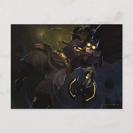 Unendliche Krisenleuchte Batman Illustration Postkarte (Vorderseite)
