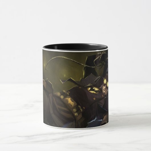 Unendliche Krisenleuchte Batman Illustration Tasse (Zentrum)