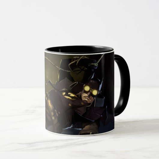 Unendliche Krisenleuchte Batman Illustration Tasse (VorderseiteRechts)