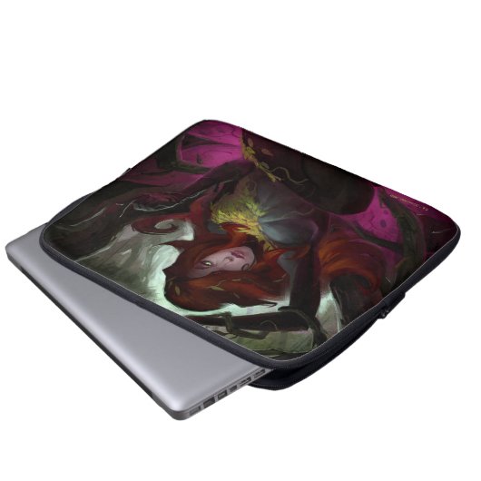 Unendliche Krisenvergiftung Ivy Illustration Laptopschutzhülle (Vorne Knopf)