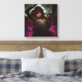 Unendliche Krisenvergiftung Ivy Illustration Leinwanddruck (Insitu (Schlafzimmer))