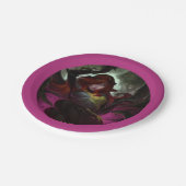 Unendliche Krisenvergiftung Ivy Illustration Pappteller (Schrägansicht)