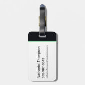 Unendliche Kritikkrise Grüne Laterne Illustration Gepäckanhänger (Rückseite vertikal)