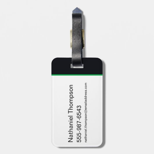 Unendliche Kritikkrise Grüne Laterne Illustration Gepäckanhänger (Rückseite vertikal)