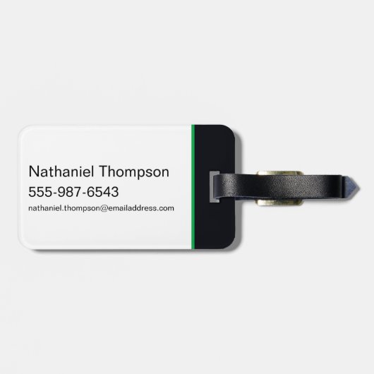 Unendliche Kritikkrise Grüne Laterne Illustration Gepäckanhänger (Rückseite horizontal)