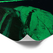 Unendliche Kritikkrise Grüne Laterne Illustration Poster (Ecke)