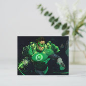 Unendliche Kritikkrise Grüne Laterne Illustration Postkarte (Stehend Vorderseite)