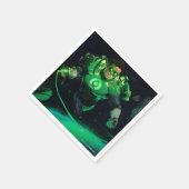 Unendliche Kritikkrise Grüne Laterne Illustration Serviette (Ecke)