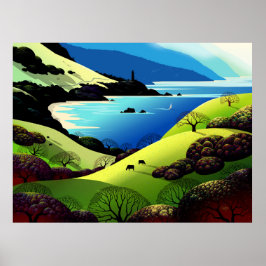 Unendliche Küste Poster