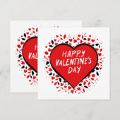 Unendliche Liebe am Valentinstag (Vorne/Hinten)