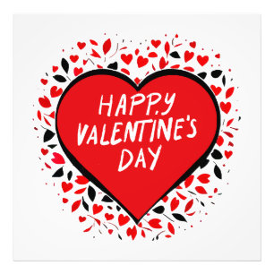 Unendliche Liebe am Valentinstag Fotodruck