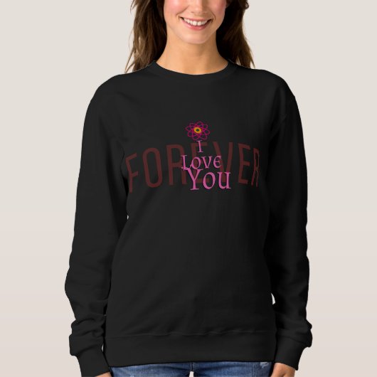 Unendliche Liebe - Atome Herzfrauen Sweatshirt (Vorderseite)