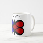 Unendliche Liebe Butterfly Kaffeetasse (VorderseiteRechts)