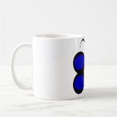 Unendliche Liebe Butterfly Kaffeetasse (Links)