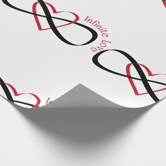 Unendliche Liebe Geschenkpapier (Ecke)