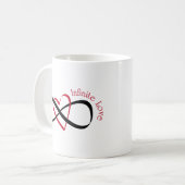 Unendliche Liebe Kaffeetasse (Vorderseite Links)