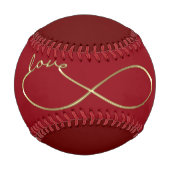 Unendliche Liebe Lemniscate Gold + Ihr Backgr. Baseball (Rückseite)
