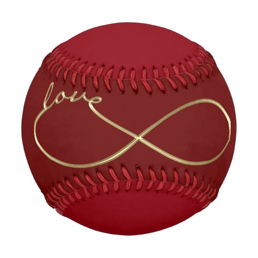 Unendliche Liebe Lemniscate Gold + Ihr Backgr. Baseball (Vorderseite)