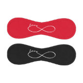 Unendliche Liebe Lemniscate weiß + Ihr Backgr. Baseball (Paneele)