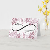 Unendliche Liebe Mama Geschenk Karte (Gelbe Blume)