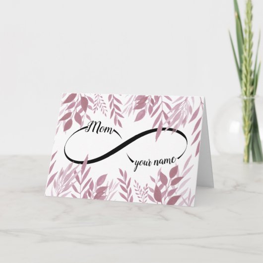 Unendliche Liebe Mama Geschenk Karte (Vorderseite)