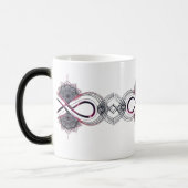 Unendliche Liebe Mandala Farbmorphing Tasse - Magi (Links)
